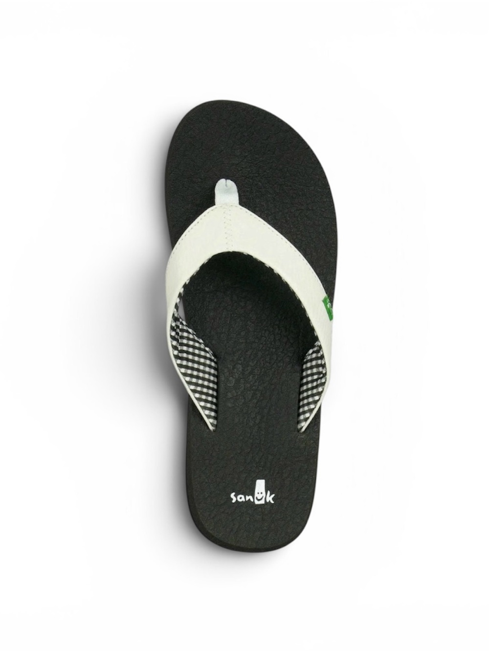 Sanuk Yoga Mat Flip Flop in White SWS2908 Women's Size 9/10